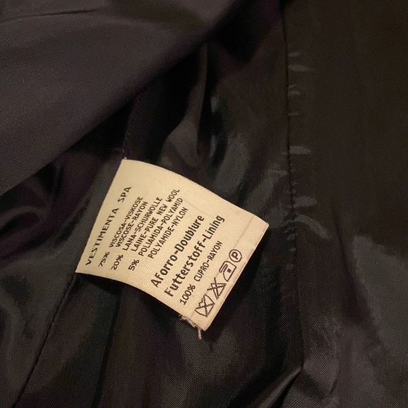 Giorgio Armani dark navy blue blazer - Picture 4 of 4